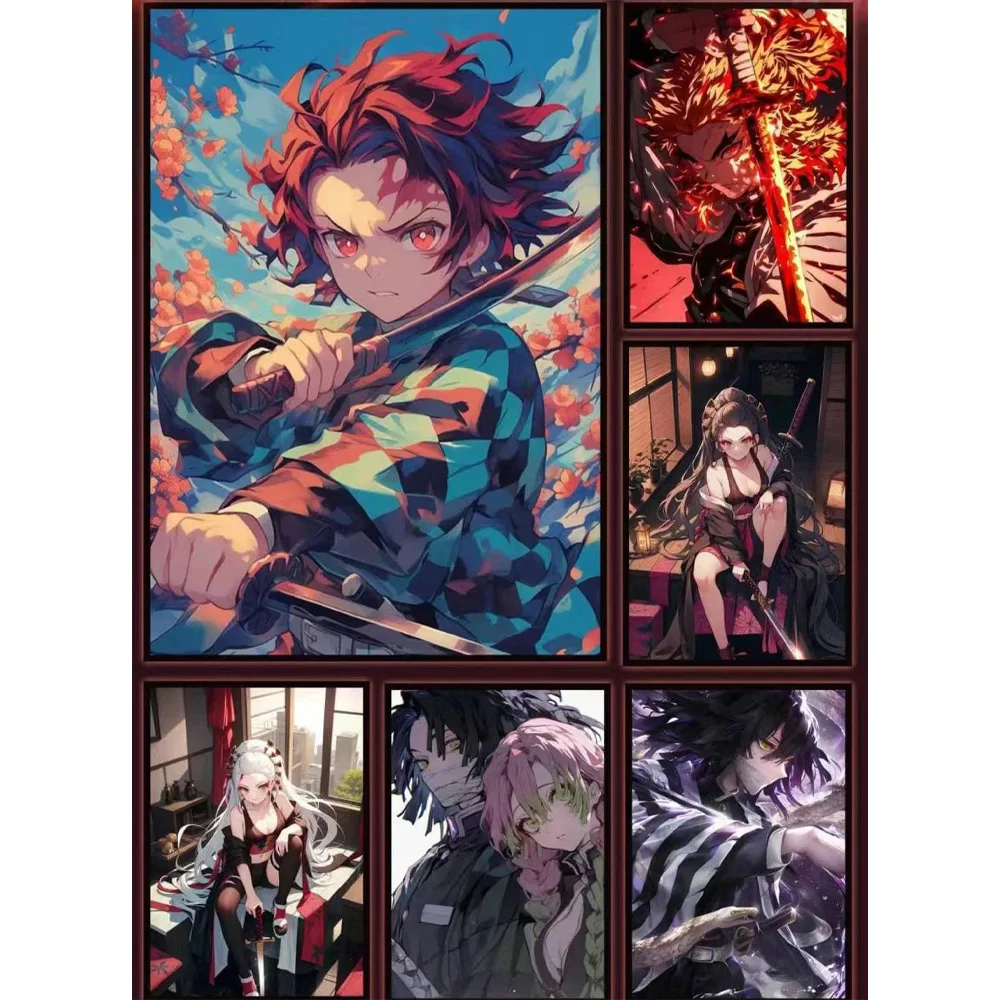 2024 Nieuwste Case Groothandel Nieuwste Demon Slayer Collection Crystal Card Shinobu Nezuko Mitsuri TCG Hobby Gift