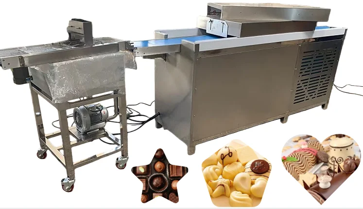 Nuts Chocolate Spreading Coating Melting Machine