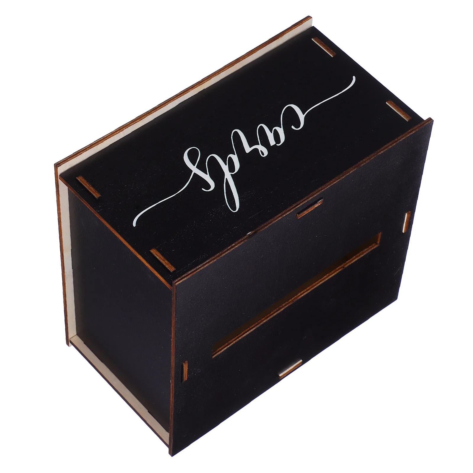 

Wooden Wedding Card Box Envelope Holder Puzzle Case Suggestion Reception Party Office Events Keepsake Money Storage