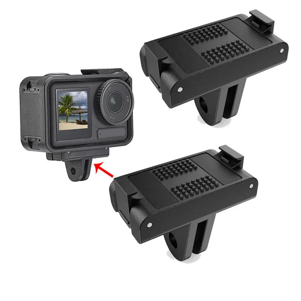 2x Magnetic Quick Release Mount For DJI Action 5 Pro 4 3 Camera Adapter Stable Holder For Vlogging Selfie Outdoor Sports Gear