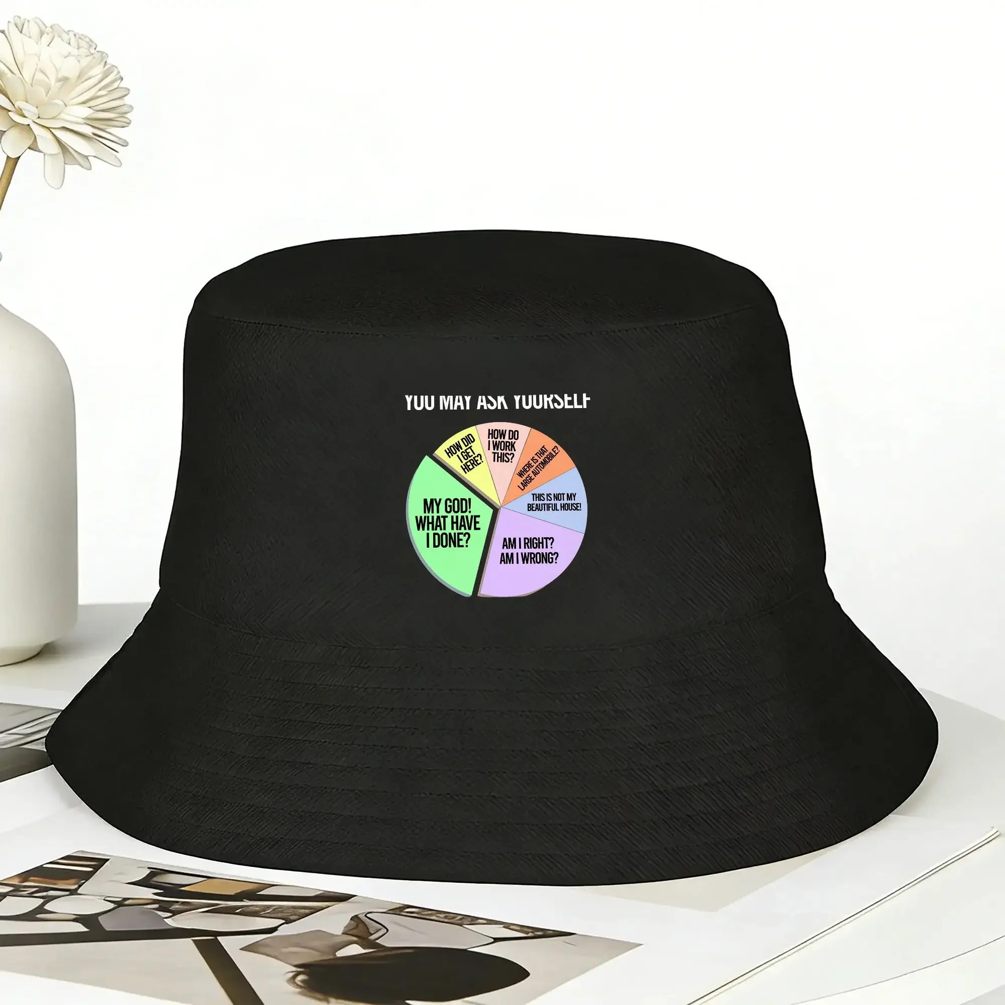 Nouveau chapeau de pêcheur classique Talking Heads You May Ask Yourself, chapeau de pêcheur unisexe, casquette de pêche, chapeau de protection solaire graphique pour l'extérieur