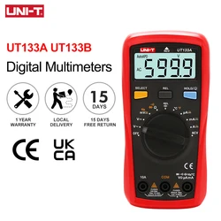 UNI-T Digital Multimeter UT133A UT133B 600V AC DC Voltmeter Resistance Capacitance Meter Multi Tester