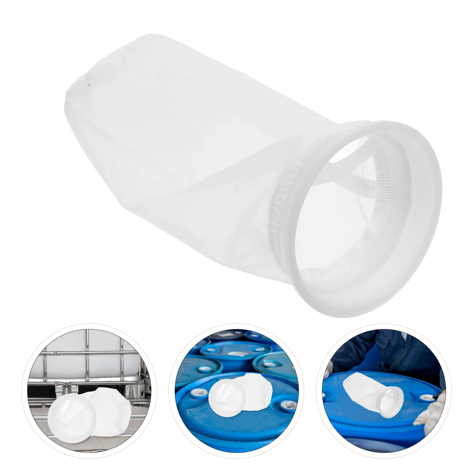 

Ton Barrel Filter Bag Rain Water IBC Tote Lid Radiator Cap Rainwater Tank Beta Fish Nylon