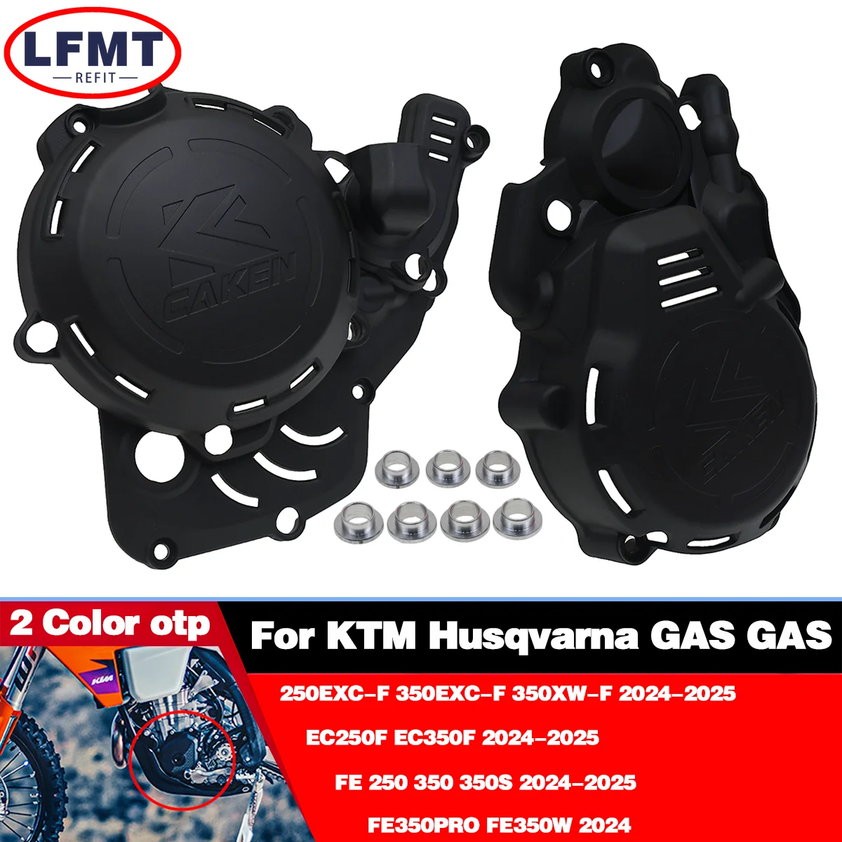 

For KTM EXC-F XW-F GAS GAS EC 250F 350F Motorcycle Engine Clutch Cover Protector Guard Kit Husqvarna FE 250 350 350S 350PRO 350W