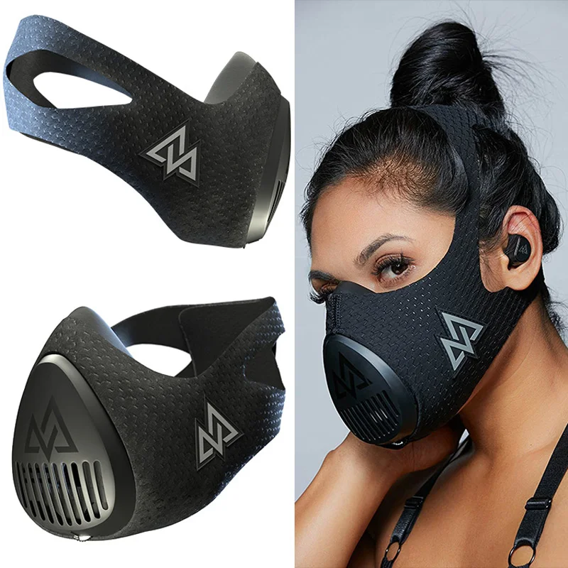 Training Mask 3.0 Oxygen Sports Fitness Running Mask for Elevation High Altitude Riding Workout  Breathing Cycling Training Mask