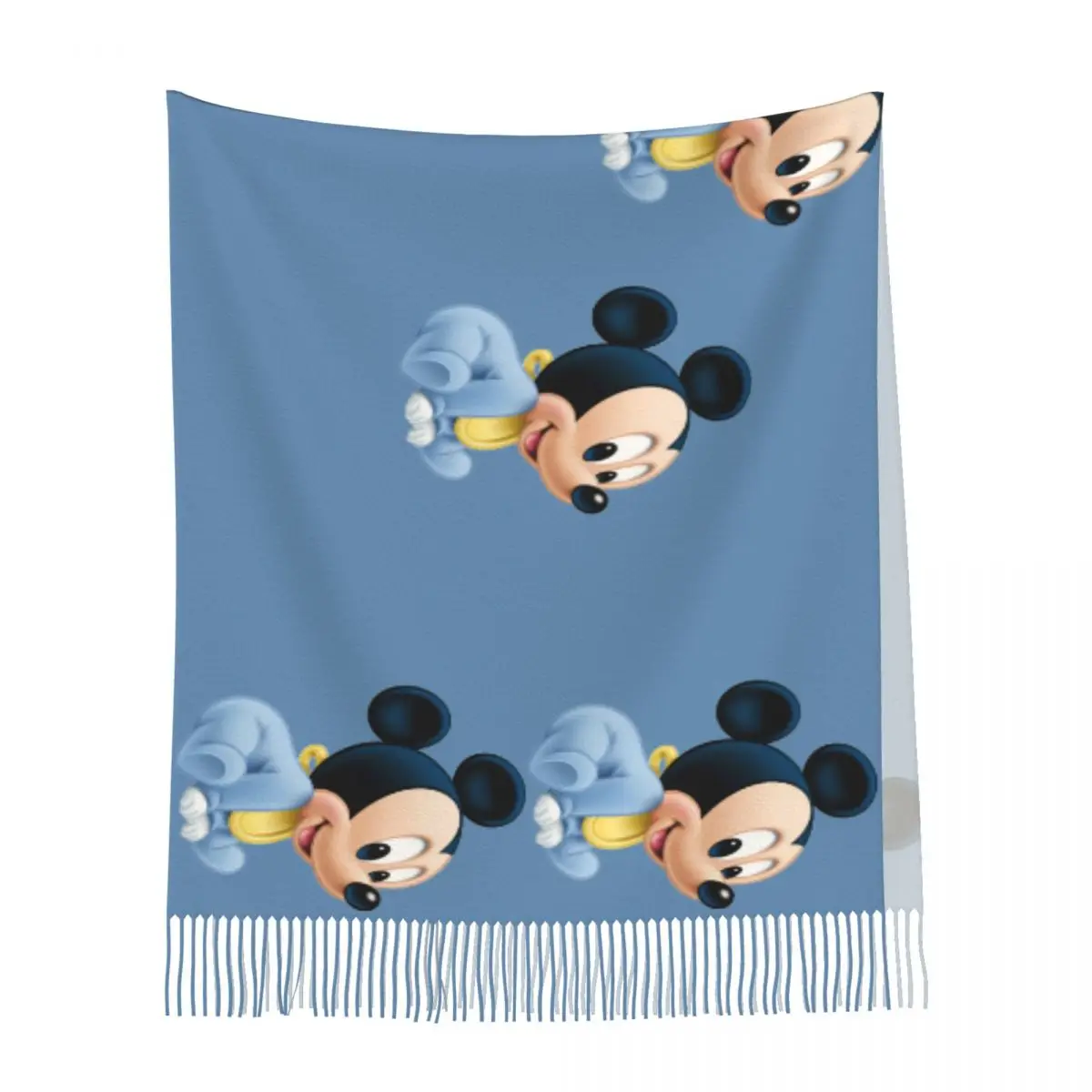 Mickey Mouse Cartoon Echarpe Girls Integrated Warmth Preservation Outwear Baby Cute Comfortable Neck Shawl In Autumn WinterGifts