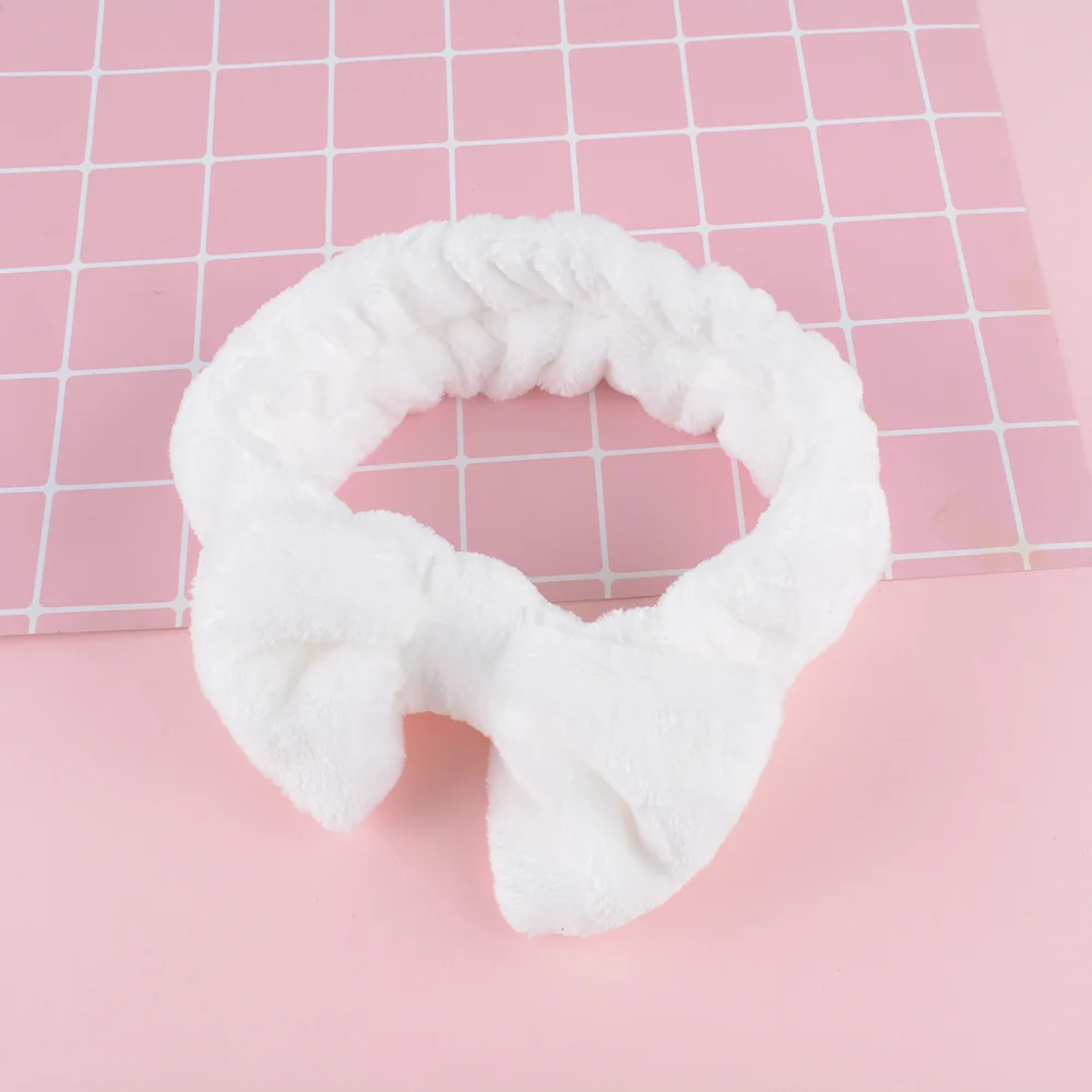 المرجان الصوف قوس الشعر الصليب عقال لغسل الوجه ماكياج سيدة حمام قناع التجميل هيرباند مرونة لينة عمامة إكسسوارات الشعر