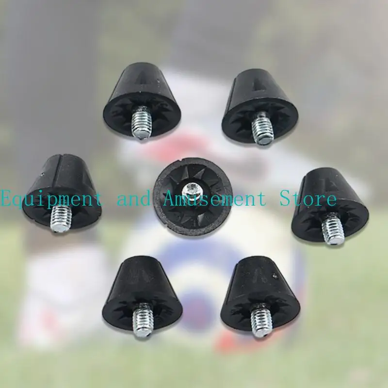 Y1UC 12pcs futebol chutas bota futebol pula bola futebol nylon