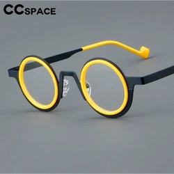Luxury Eyeglass Frames Acetate Glasses Frame Retro Round Clear Eyeglasses Customizable Prescription Spectacles 300832