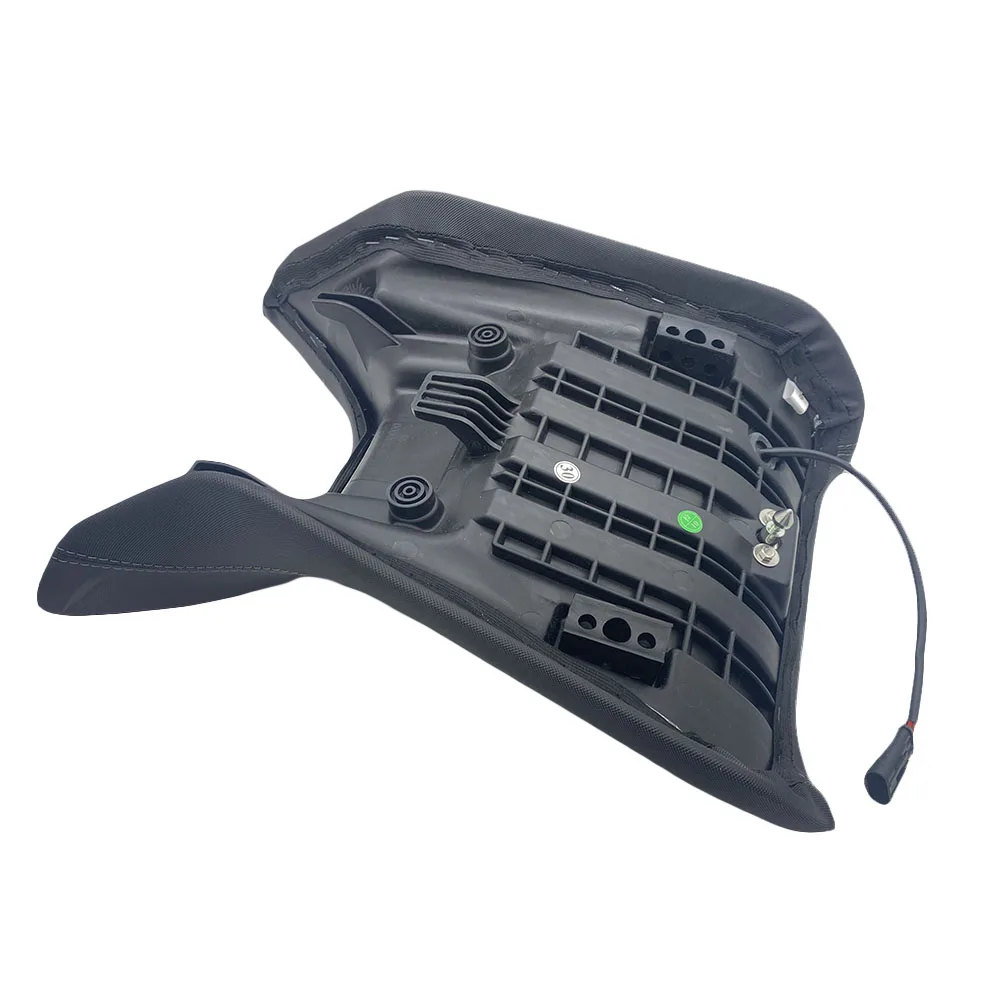 Heated Motorcycle Front Seat Cushion Lowered 3cm for QJMOTOR SRT900SX SRT800SX - Comfort And Warmth Upgrade for Bikers