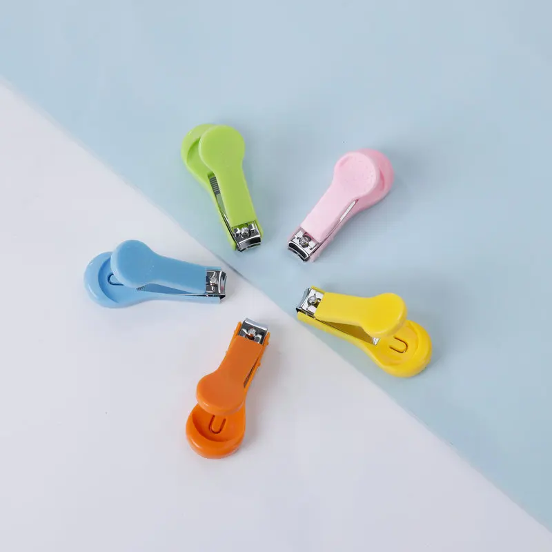 Nail Clippers Anti-fall Safety Infant Finger Toe Trimmer Baby Nail Care Tools Kids Healthy Protector Baby Nail Cutters Light