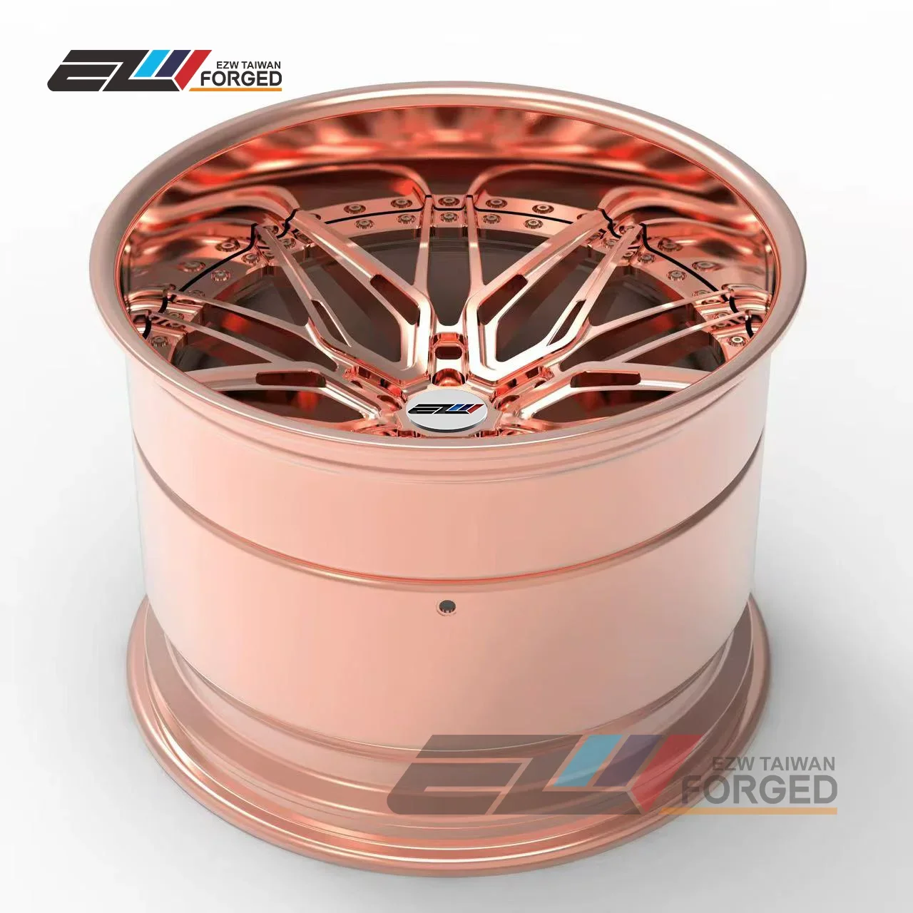 ForCustom 22 Inch 5x114.3 5x120 Forged Wheels Customized Forged Aluminum Alloy Car Wheels Polishing Two-Part Rims Vehicle Rims