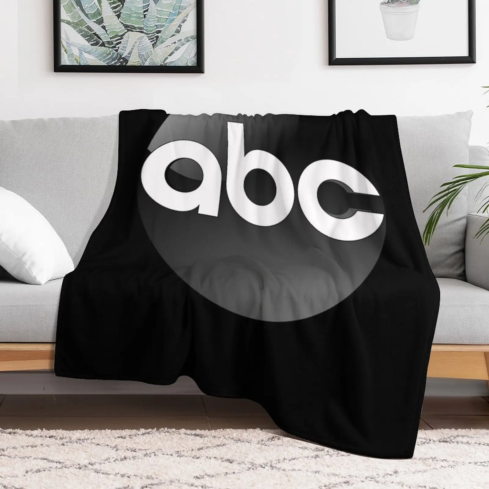 ABC Logo Classic , T shirt gift for men and women Throw Blanket Retros Luxury Throw Blankets