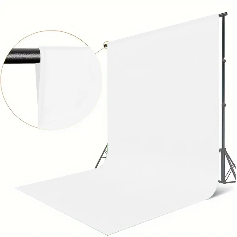 قماش خلفية بيضاء متعددة الوظائف، قابل للكي، قابل للغسل، خلفية بث مباشر قابلة للطي #2