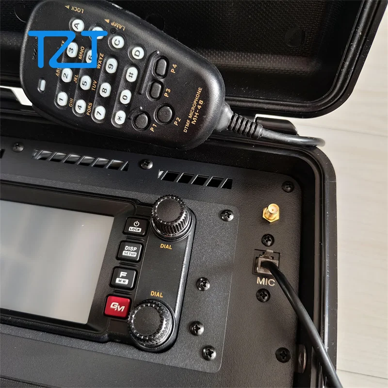 TZT Waterproof Mobile Radio Case Mobile Radio Box Designed for YAESU FTM-400XDR/DE Mobile Transceivers - view 5
