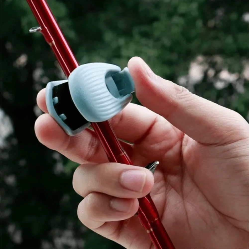 6pcs Soft EVA Fishing Rod Fixer Compact Wall Mounted Fishing Rod Holder Fixer Portable Durable Fishing Pole Holder Fixer