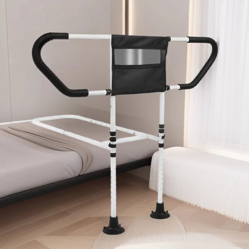 سرير السكك الحديدية المسنين العمودي الداعم سرير قابل للتعديل المعاقين الجانب للطي دعم المسار السرير مسار مساعد حجم كبير #1