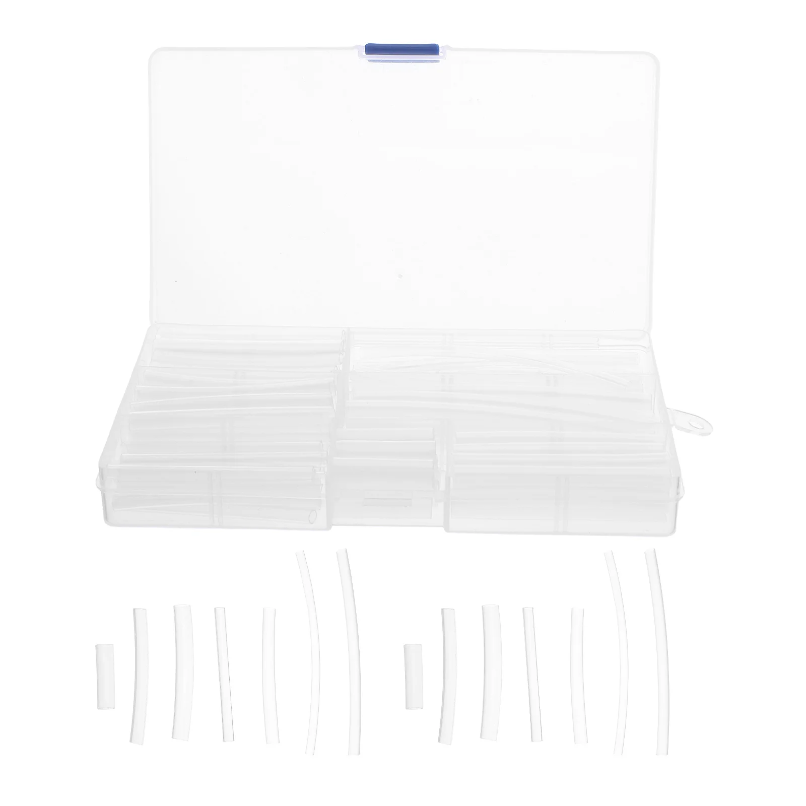 70pcs Shoe Lace End Tips Heat Shrink Clear Tube High Elasticity Shoelace Repair Tool For Sneakers Sports Shoes Lace Shortening