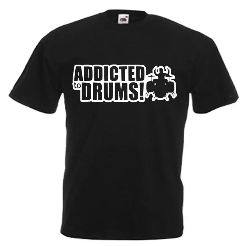 

Drums Drummer Drum Kit Adults Mens T Shirt 12 Colours Size S 3XL