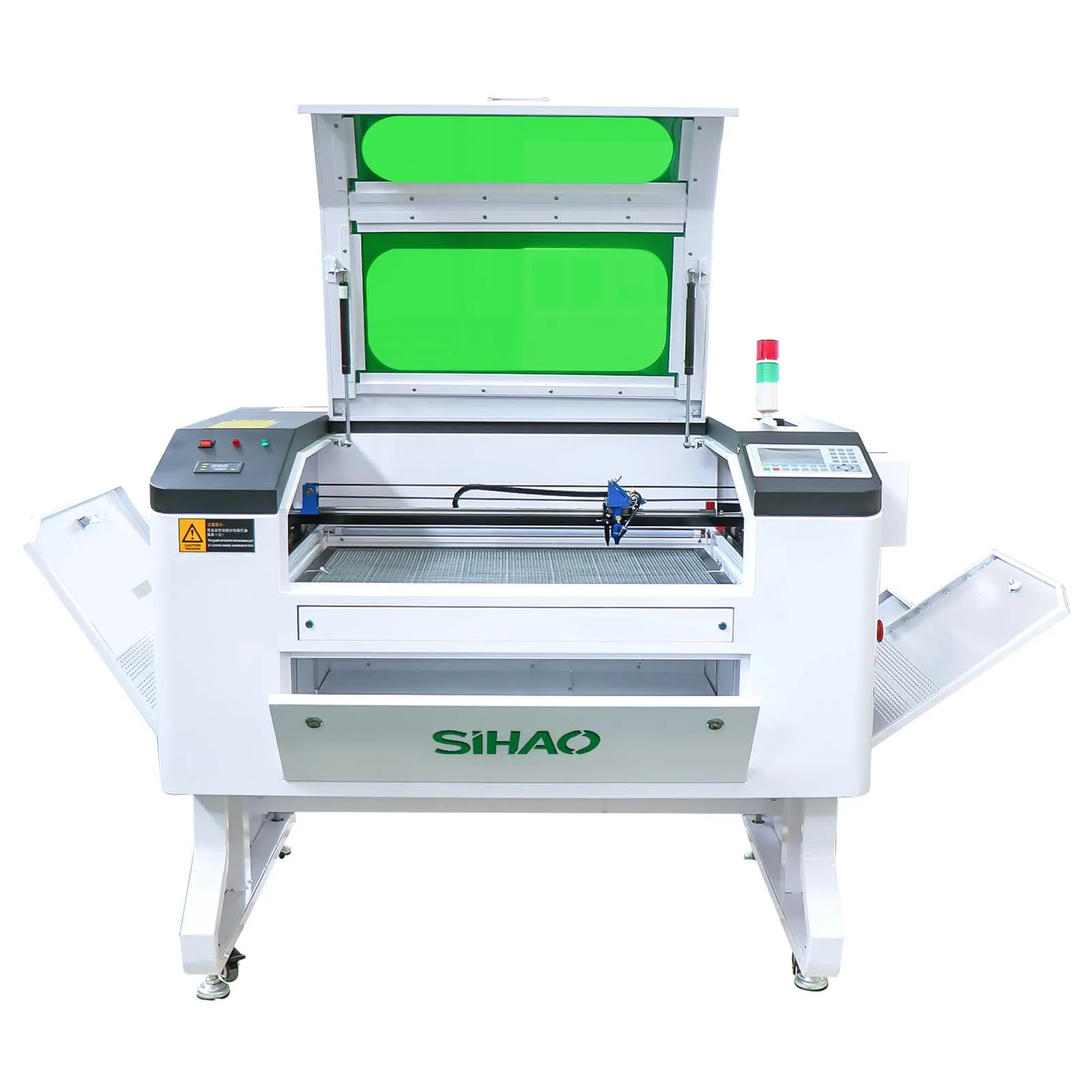 VEVOR 100W Incisore laser CO2 e taglierina Funzionamento sicuro con supporto LightBurn/AutoCAD (Windows/macOS/Linux)