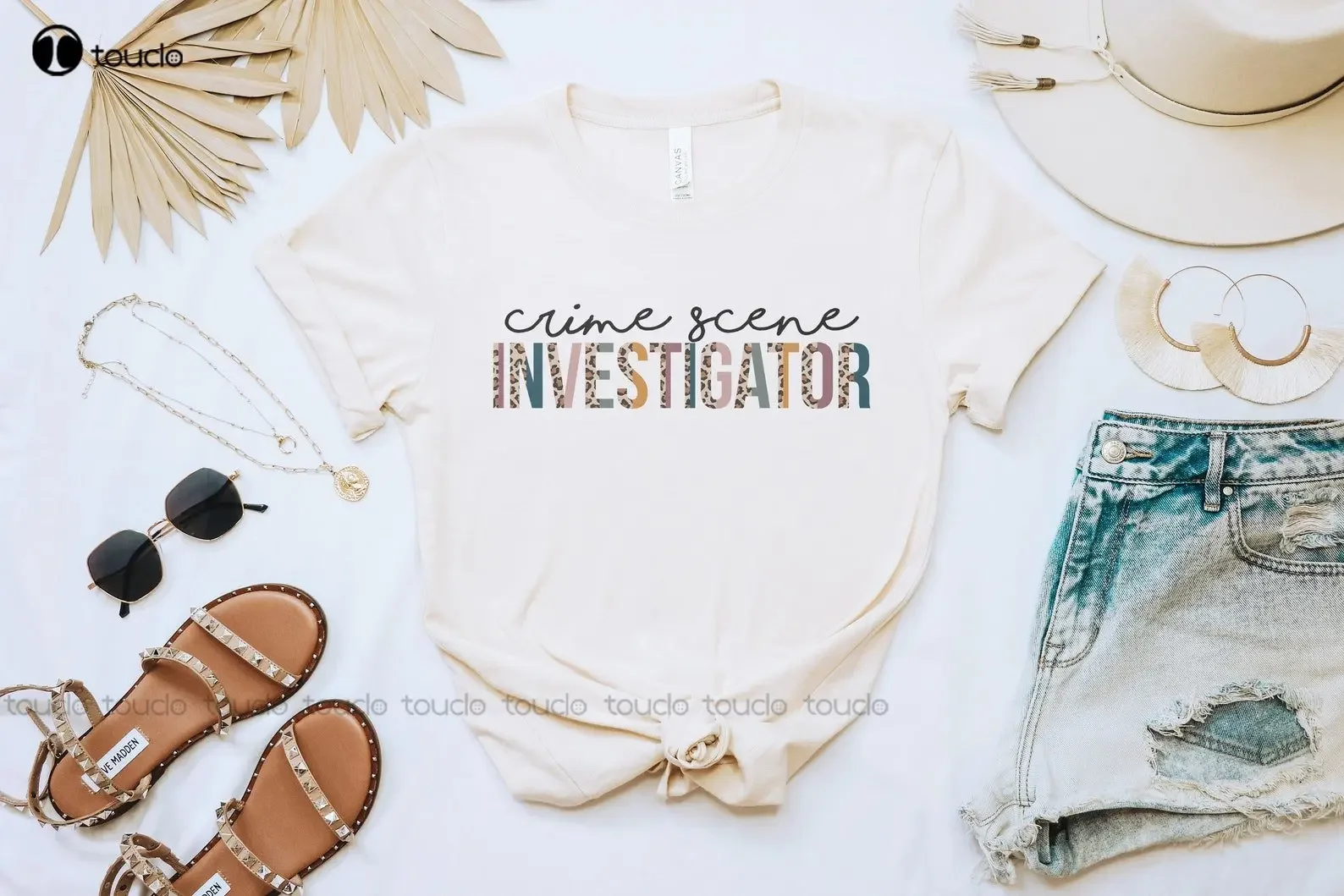 Csi Shirt Crime Scene Investigator Leopard Cheetah Print Forensic Science Criminalistics Officer Workout Shirts For Men Xs-5Xl