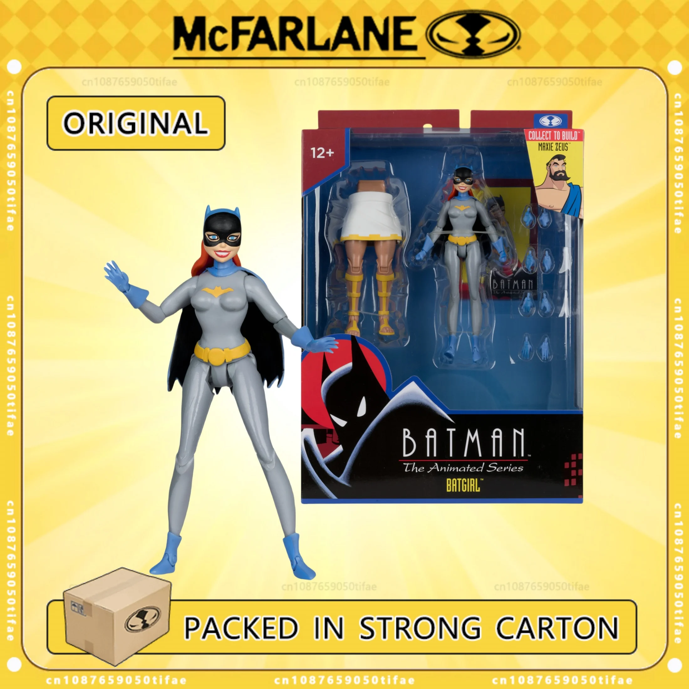 Mcfarlane Toys Batman: The Animated Series Batgirl Фигурка 15 см Оригинальная кукла Подарочное украшение Аниме Статуя Модель