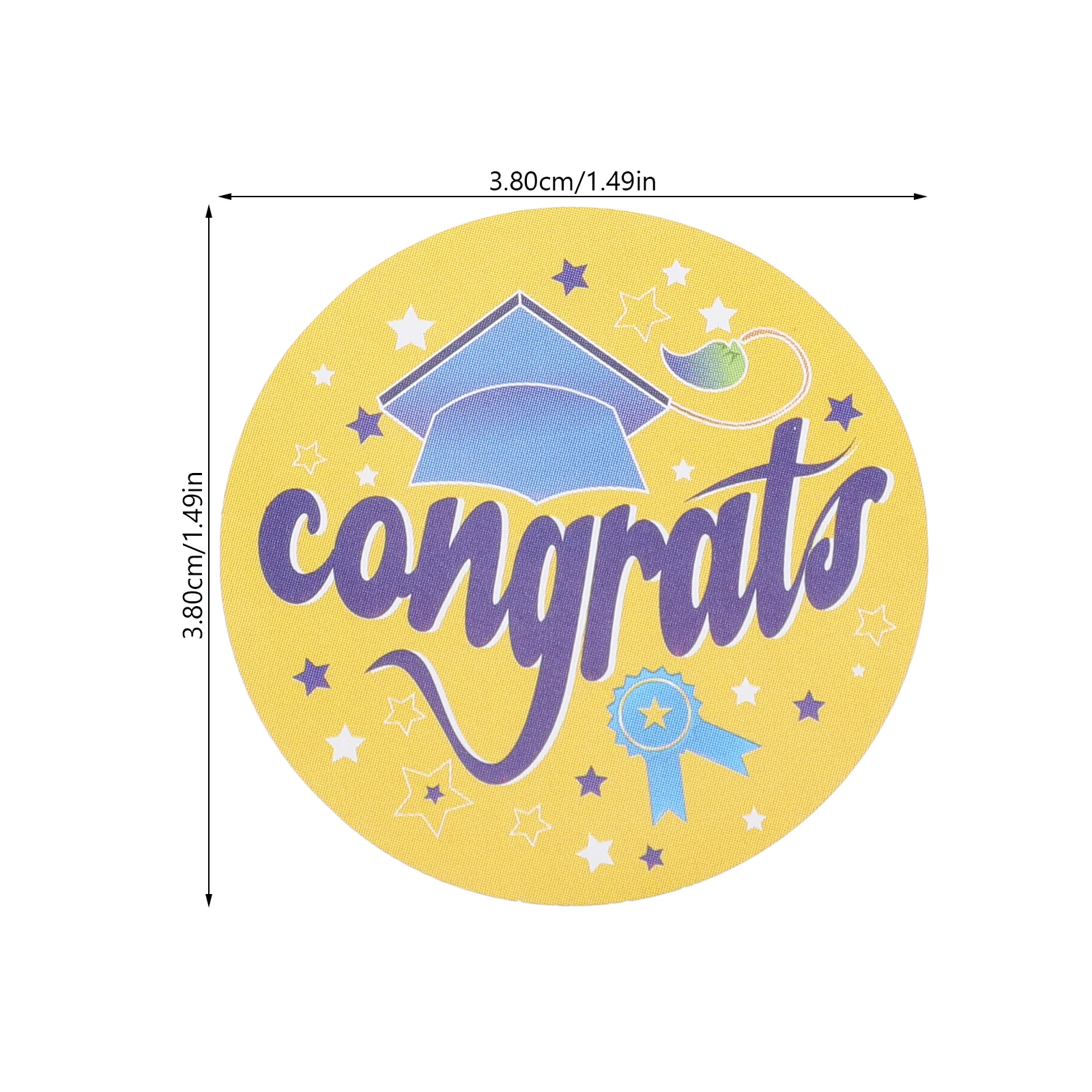 

1 Roll Themed Envelope Creative Diy Sealing Stickers Graduation Party Gift Wrapping Label Stickers For Bags Boxes