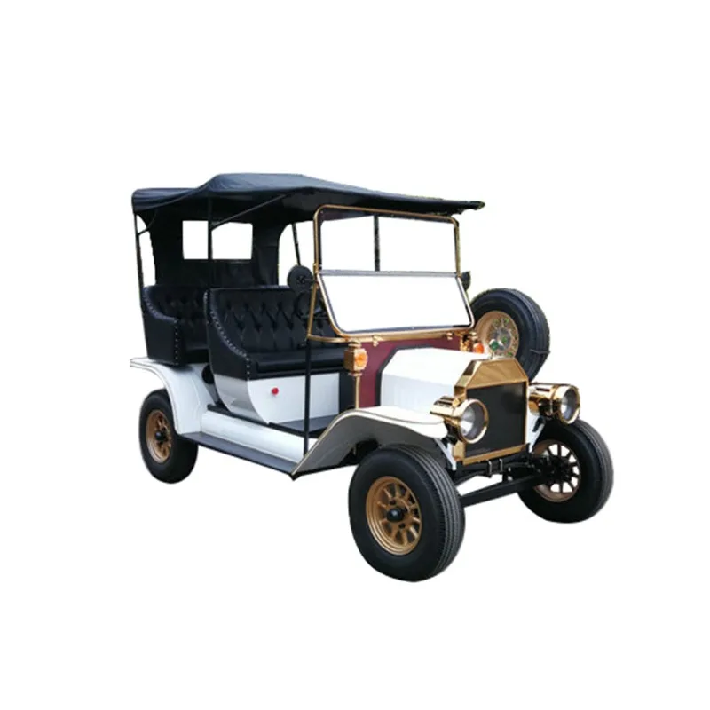 electric four-wheelers, tourist reception sightseeing vehicles, electric sightseeing electric house viewing vintage cars