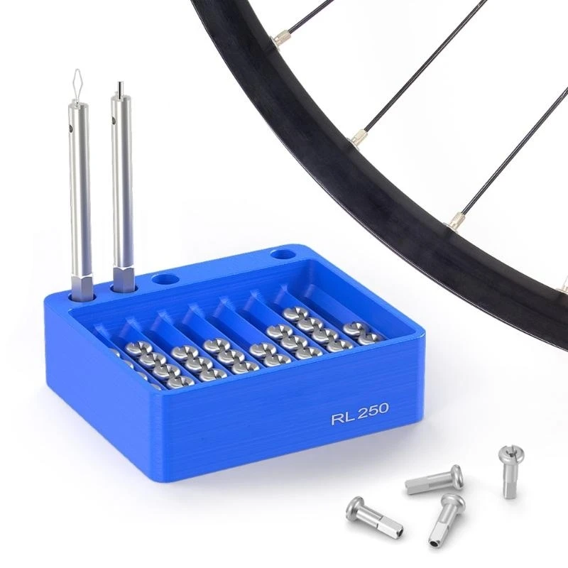  Bicycles Wheel Spoke Nipples Storage Box Holding Box Bike Spoke Caps Arrangement Tool Storage Box Quick Sorting Tool Box