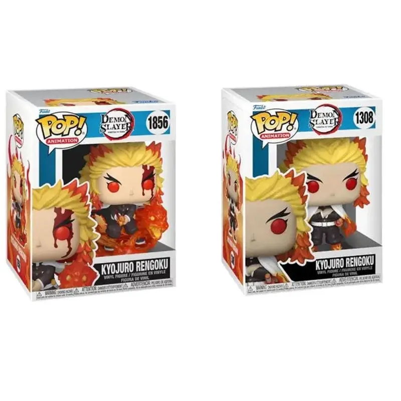 Funko Pop Demon Slayer Serie Kyojuro Rengoku 1856 #   1308 #   Vinylfiguren-Sammlung, Puppen, Karnevalsgeschenke, Spielzeug