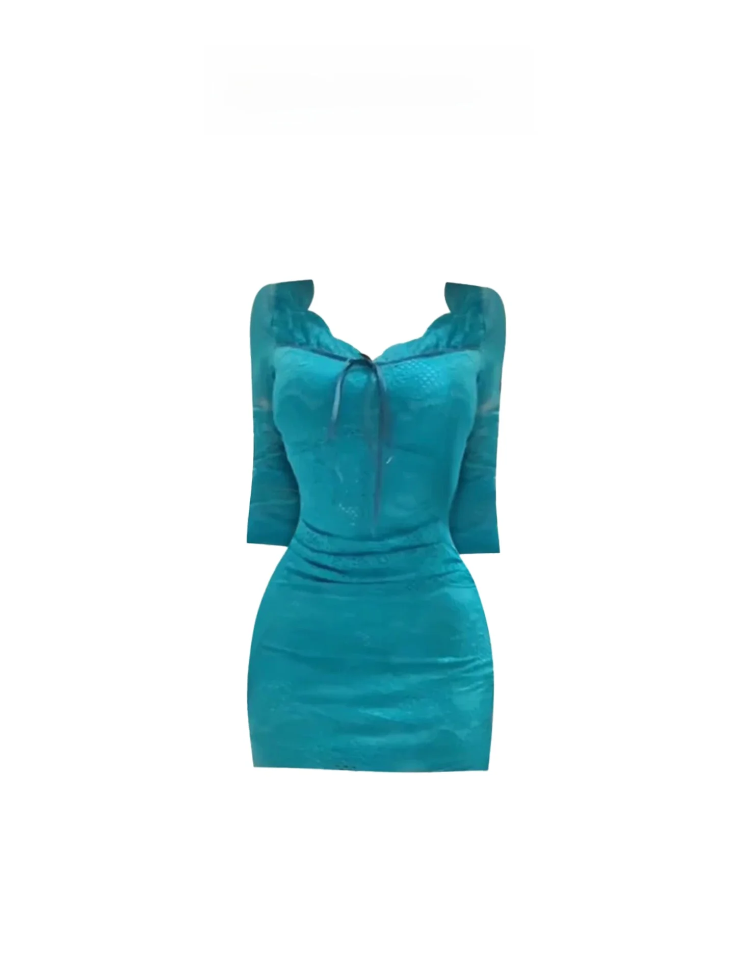 

HEZA женская осенне-зимняя облегающая юбка с кружевной отделкой и v-образным вырезом, облегающая талия, повседневная юбка Faion Sle