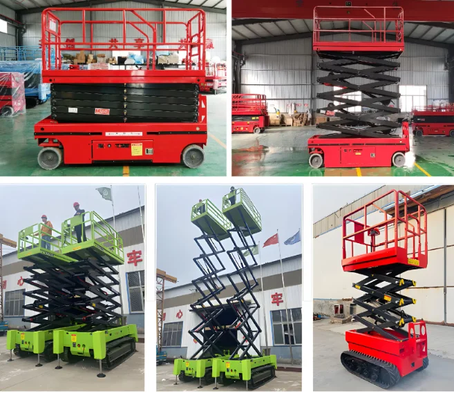 Compact Electric Self-Propelled Narrow Scissor Lift Mobile Lightweight Hydraulic Scissor Lift PLC Core Available Sales