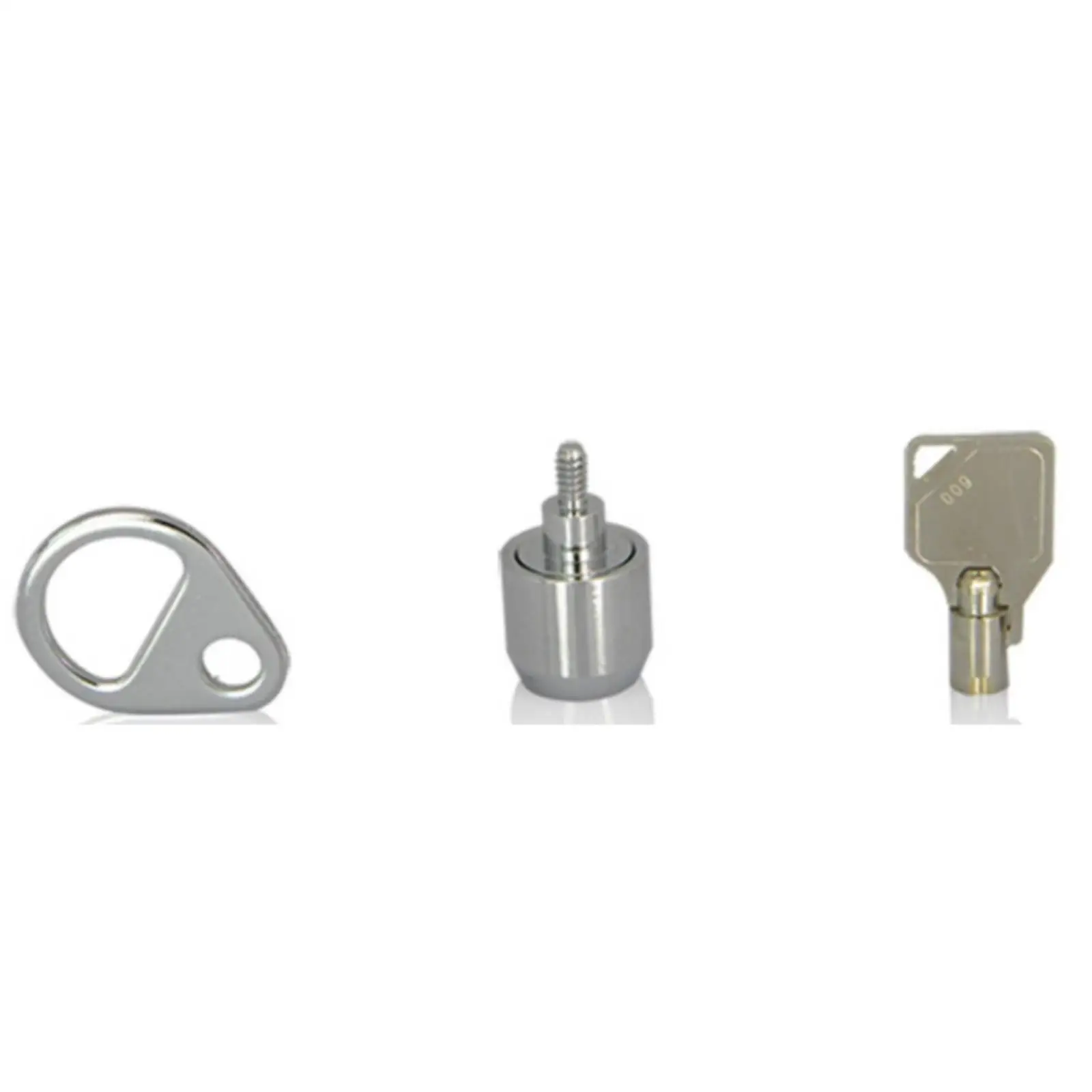Keyed Cylinder Lock for Computer Case PC Cabinet Secure Access Panel with Brass Finish