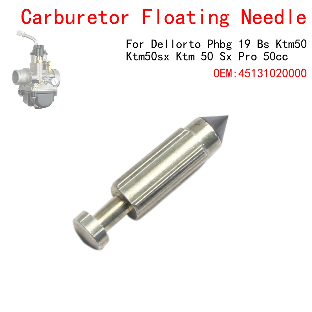 For Dellorto Phbg 19 Bs Ktm50 Ktm50sx Ktm 50 Sx Pro 50cc Carburetor Float Valve Needle Floating Needle