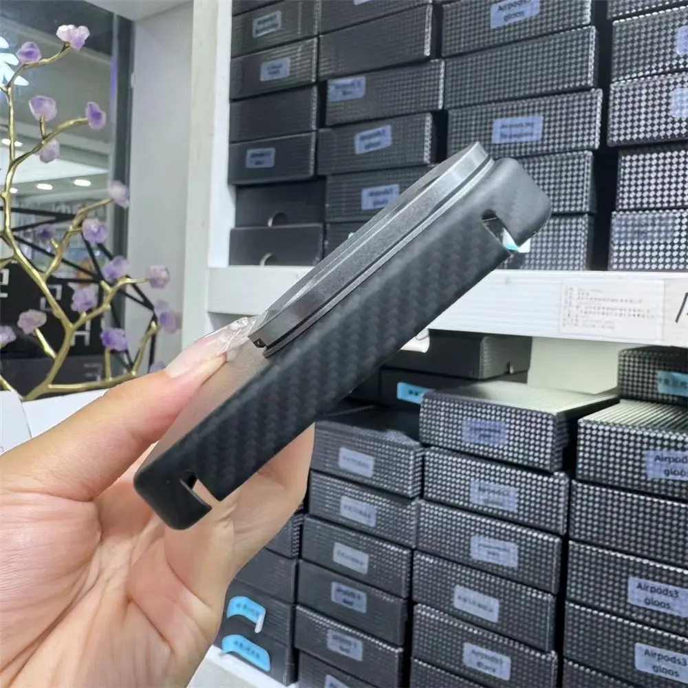 Magnetic Real Aramid Genuine Carbon Fiber Slim Case For iPhone 15 Pro Max MagSafe Camera Ring Bracket Cover