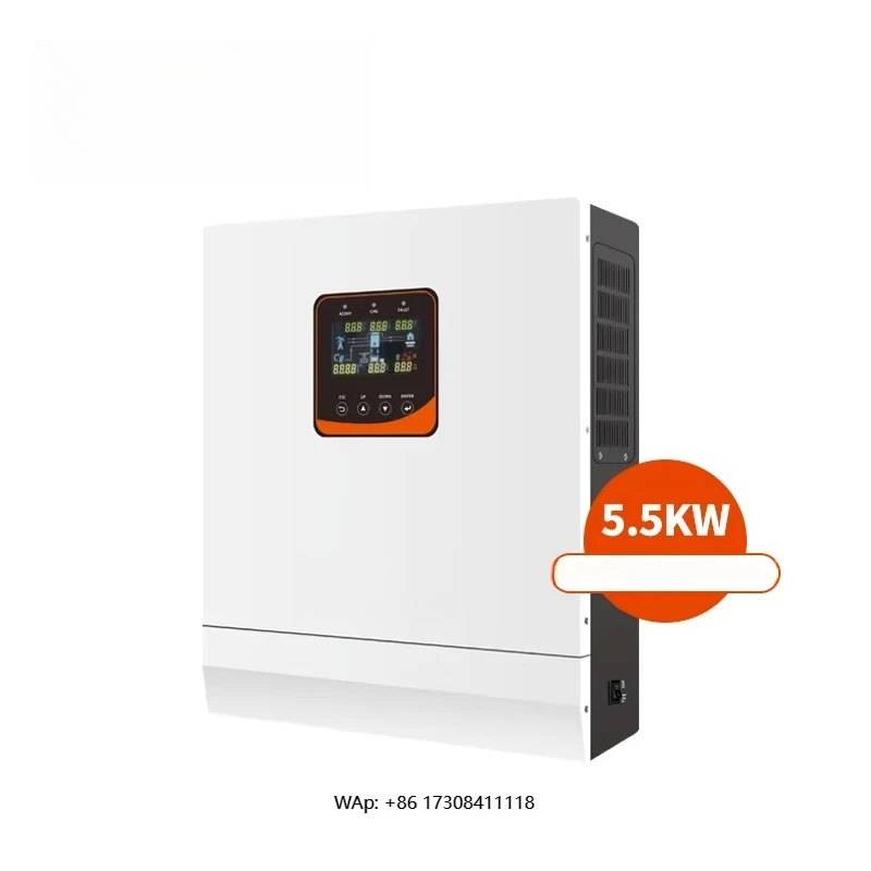 

5500W Pure Sine Wave Power Inverter With Charge Controller OffGrid Hybrid Solar Inverter for Lithium Batteries