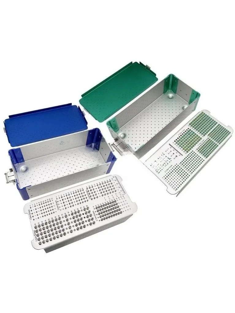 Orthopedic Implant Organizer Storage Case Locking Fastener Holder Cortical Bone Fixation Container Pet Compartment Box