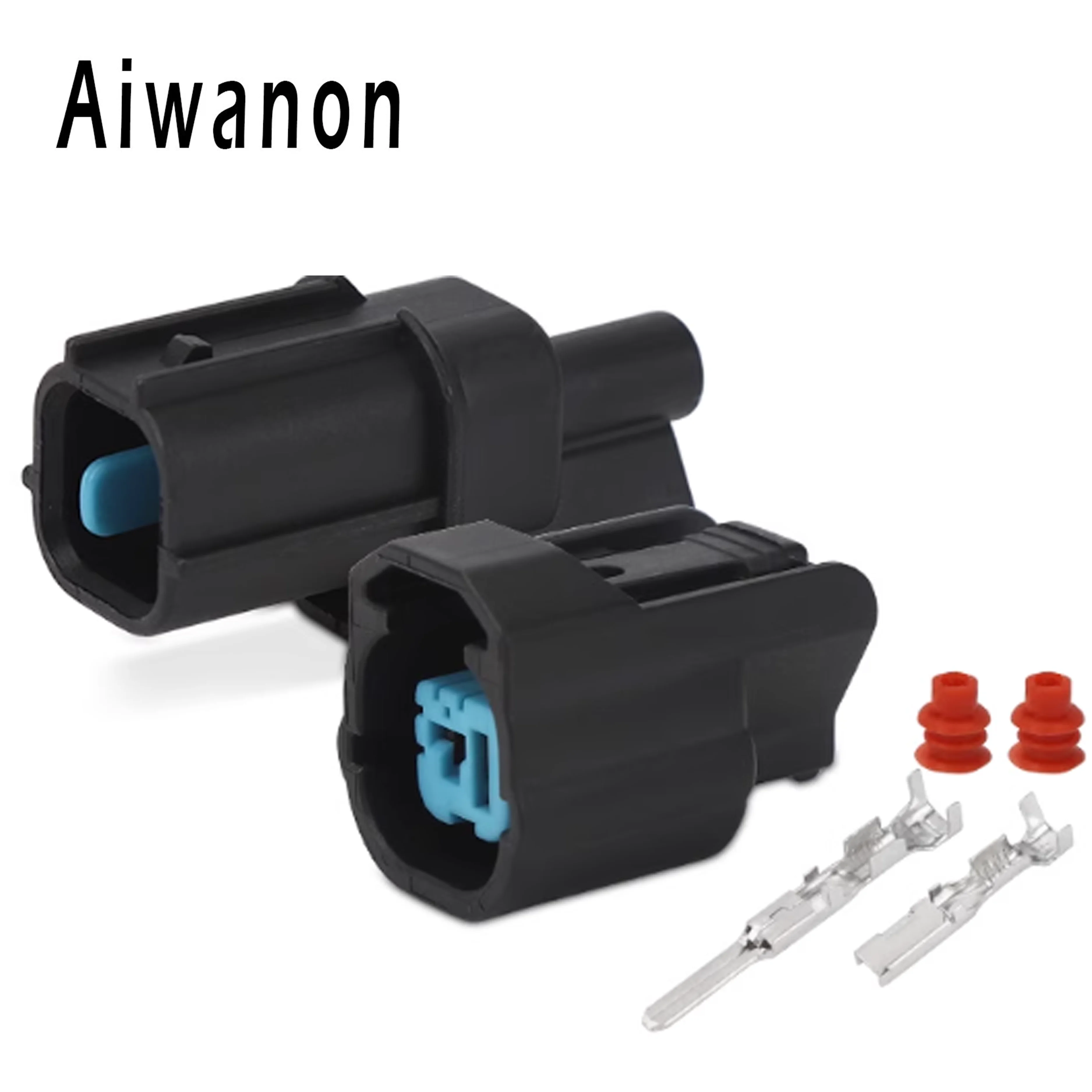 

1 Set 1 Pin Car Knock Horn Wire Harness Female Waterproof Electrical Cable Connectors Plug For Honda Odyssey Civic 6189-0591