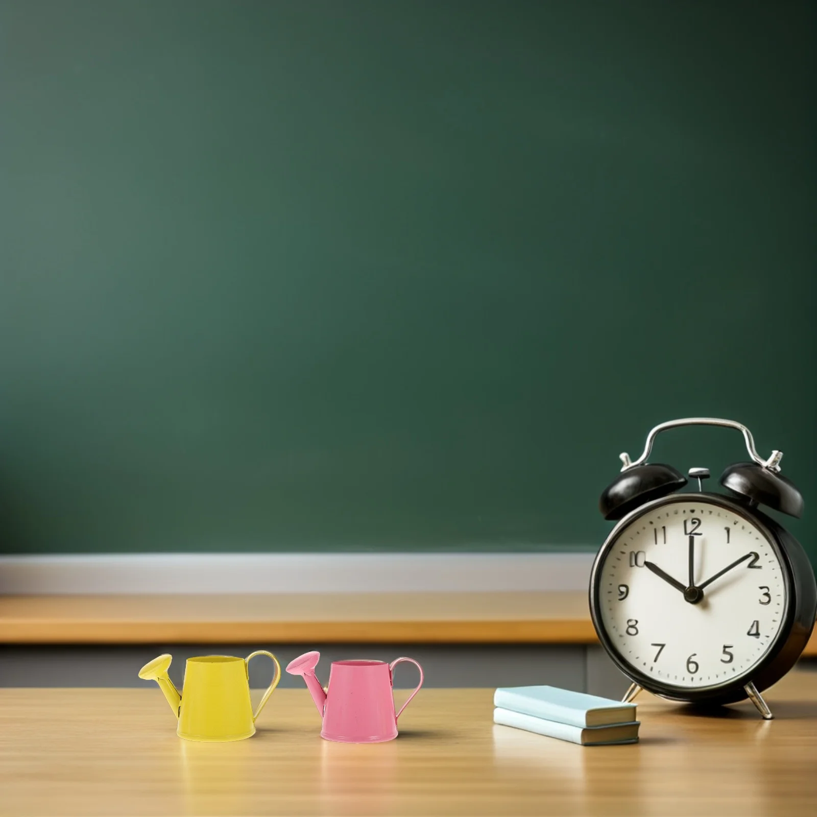 

6Pcs Mini Metal Watering Pots Realistic Exquisite Home Decor Long Lasting Tabletop Kettle Cute Watering Can Water Pot for Plant