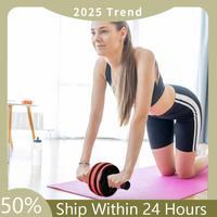 A35F New Ab Wheel Roller Workout Roller Wheel With Knee Abdominal Exercise Equipment For Home Gym Training Core Muscles,D Durabl