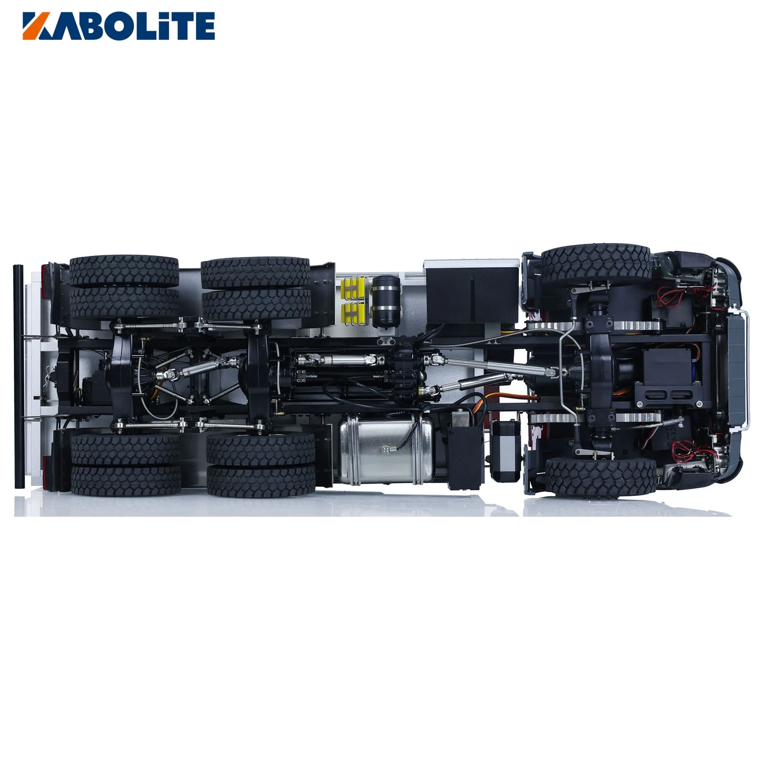 KABOLITE K3364 Camion con cassone ribaltabile idraulico RC Scala 1/14 6x6 Auto ribaltabili telecomandate Sistema audio leggero Giocattoli RC Modello Regalo Batteria