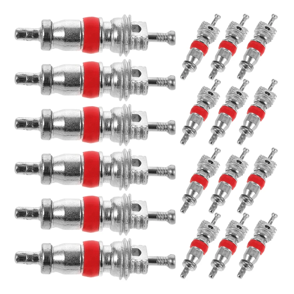 

200pcs Tire Valve Core Zinc Alloy Durable High Sealing Leak Prevention Car Motorcycle Bicycle Electric Bike Repair Tool Wide
