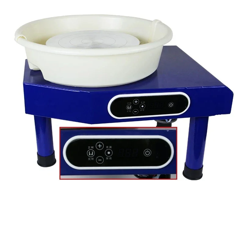 Electric Pottery Wheel Turntable Clay Forming Ceramic Mini Crafts Machine for Adults Home Use Children School Teaching DIY Art