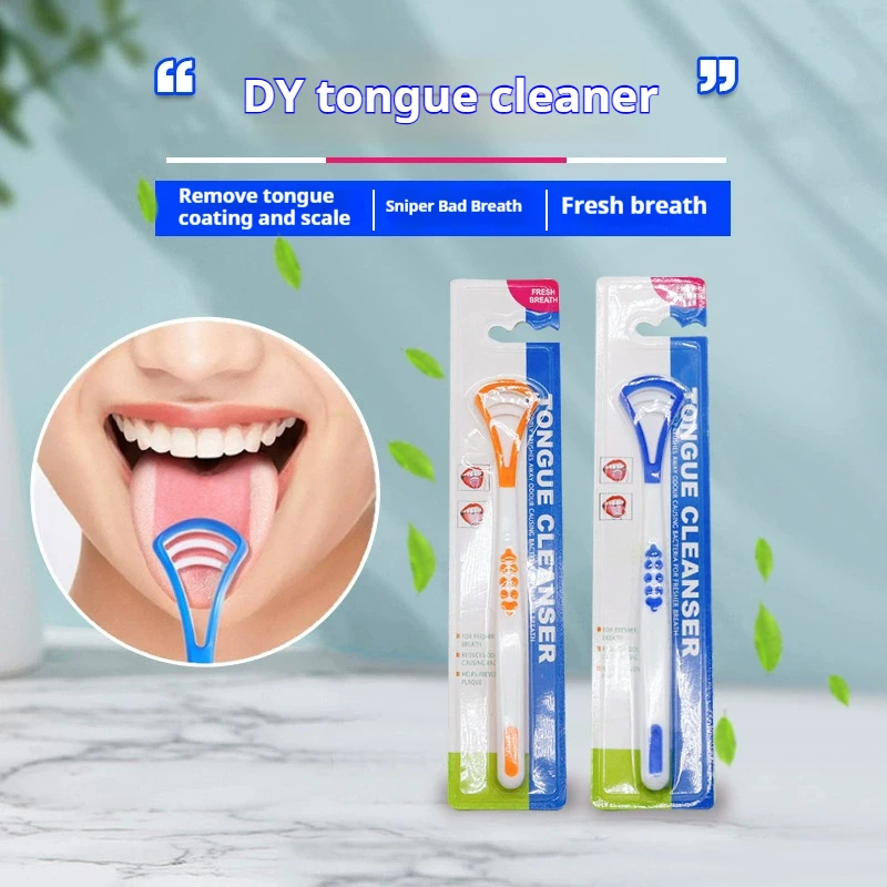 

15Pieces Oral Hygiene Product Silicone Tongue Cleaner Scraper Random Color