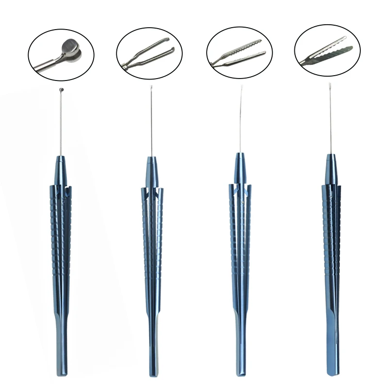 GREATLH Titanium Alloy Retinal Capsulorhexis Forceps Intraocular Ophthalmic Instrument Autoclavable