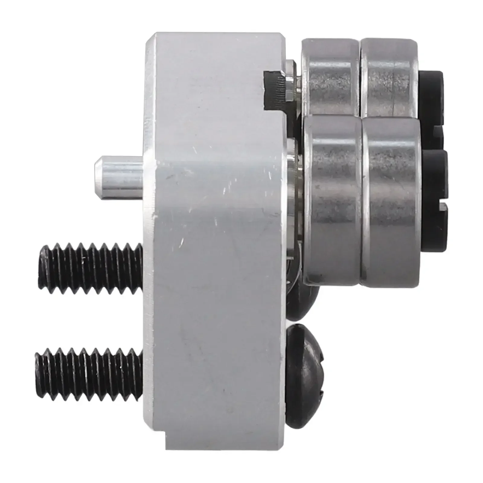 

Adeptly Crafted Rear Guide Roller Unit that Ensures Optimal Operation Across a Range of Compatible Band Saw Configurations