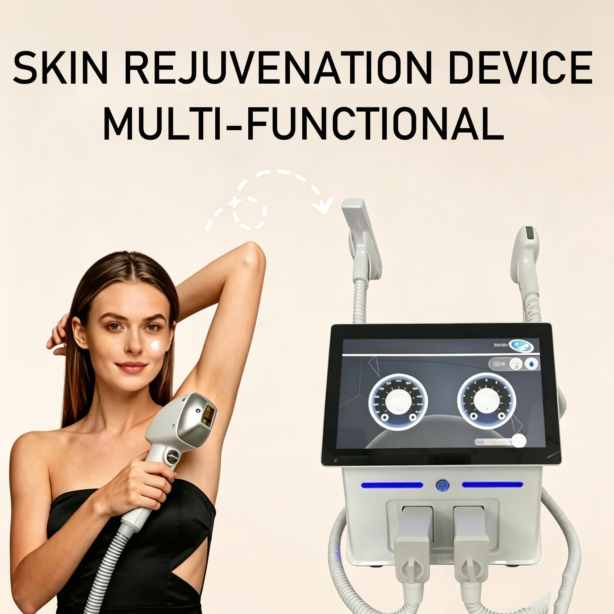 Multi Functional Whitening, Skin rejuvenation, and Pigment Removal Using Diode Devices, Suitable for Beauty Salons and Home Deco