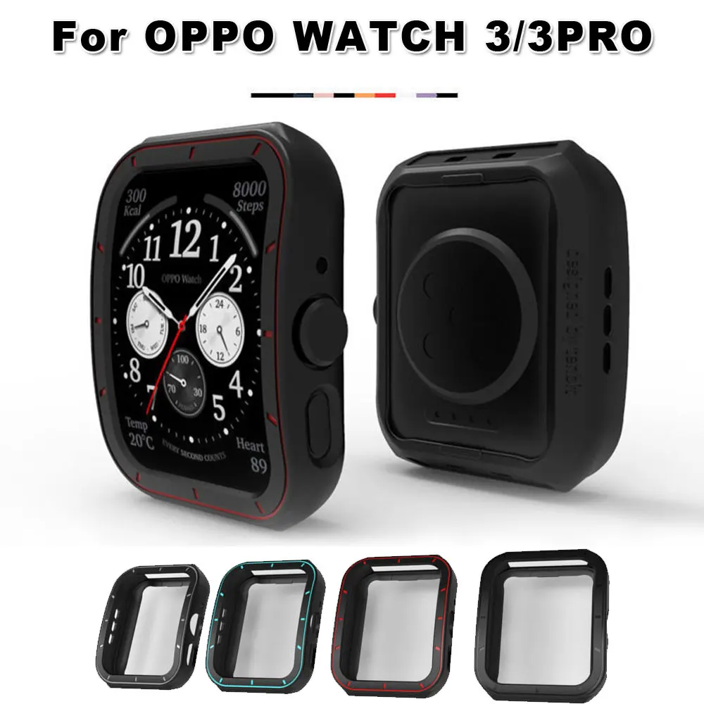 

Мягкий защитный чехол из ТПУ для OPPO Watch 3 3Pro, защитный чехол-бампер для OPPO Watch 3Pro 3 Pro, аксессуары для умных часов