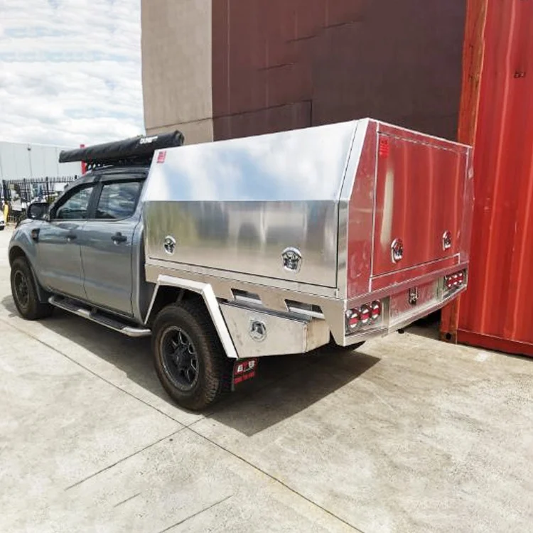 Alumínio Tool Box Tray, Camper Ute Canopy, 4x4