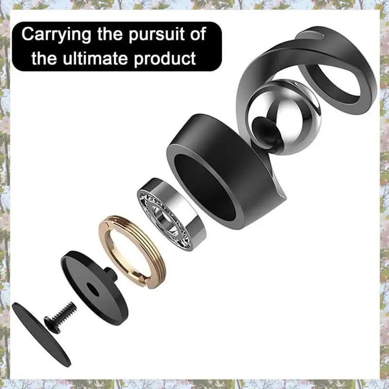 T84C-Desktop Hangende Gyroscoop, Zwaartekracht Tartend Kinetisch Bureau, Stress Relief Kinetische Sculptuur Aluminium Roterende Gyro